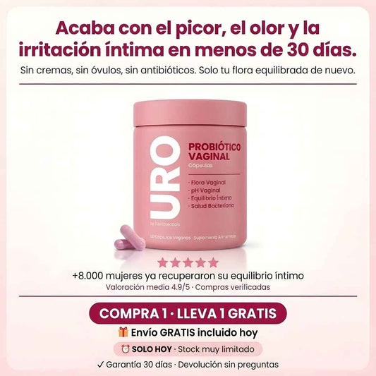 Tus Essentials™ URO - Probióticos Vaginales con Resultados en 1 MES
