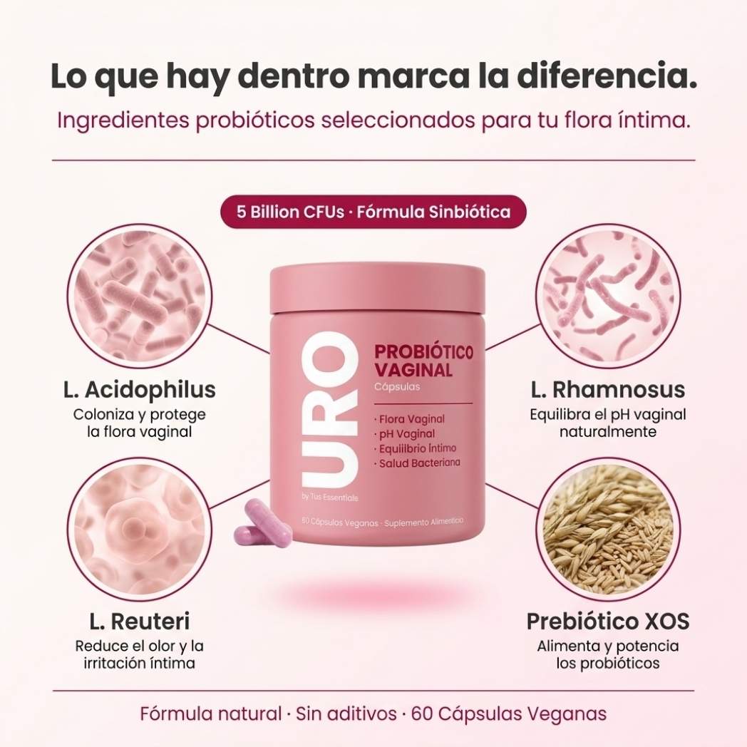 Tus Essentials™ URO - Probióticos Vaginales con Resultados en 1 MES