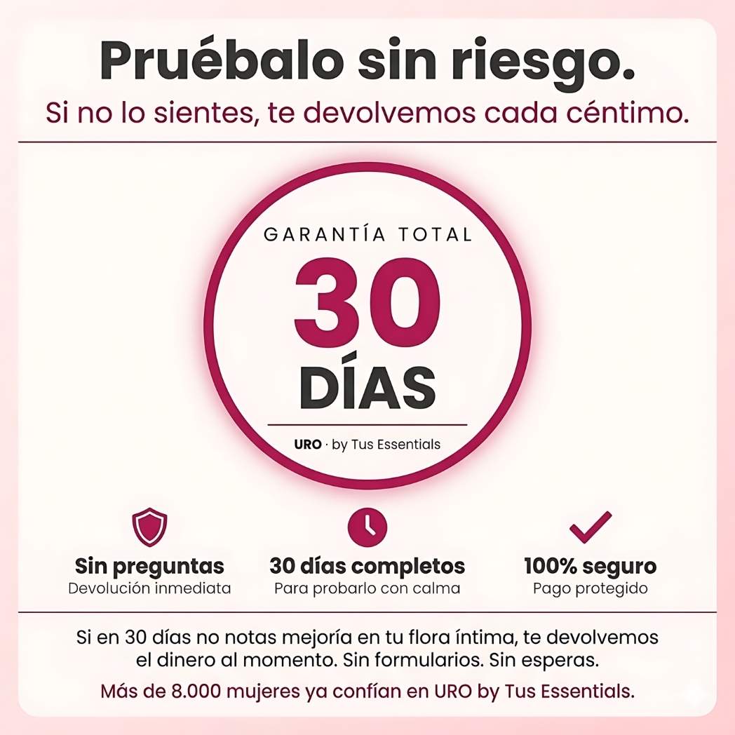 Tus Essentials™ URO - Probióticos Vaginales con Resultados en 1 MES