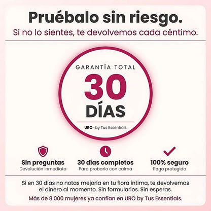 Tus Essentials™ URO - Probióticos Vaginales con Resultados en 1 MES